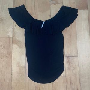 Free people medium tank top ruffle